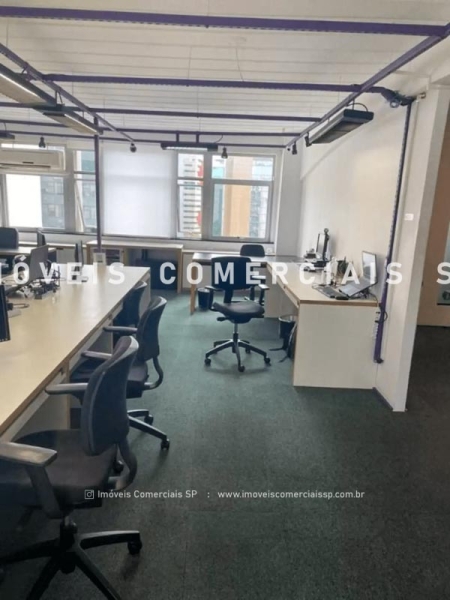 Imoveis Comerciais SP - Escritorio Mobiliado Cidade Moncoes Brooklin Novo Locacao Venda 17108