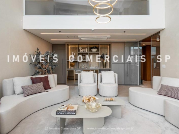 Imoveis Comerciais SP - Escritorio Mobiliado Alto Padrao Nivel Zona Sul 17215