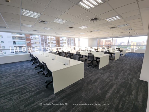Imoveis Comerciais SP Pronto Uso Escritorio Mobiliado Alugar Brooklin 17305